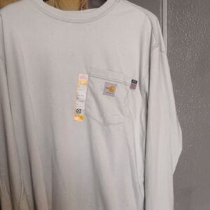 Carhartt Men's Long Sleeve Tee - Light Gray